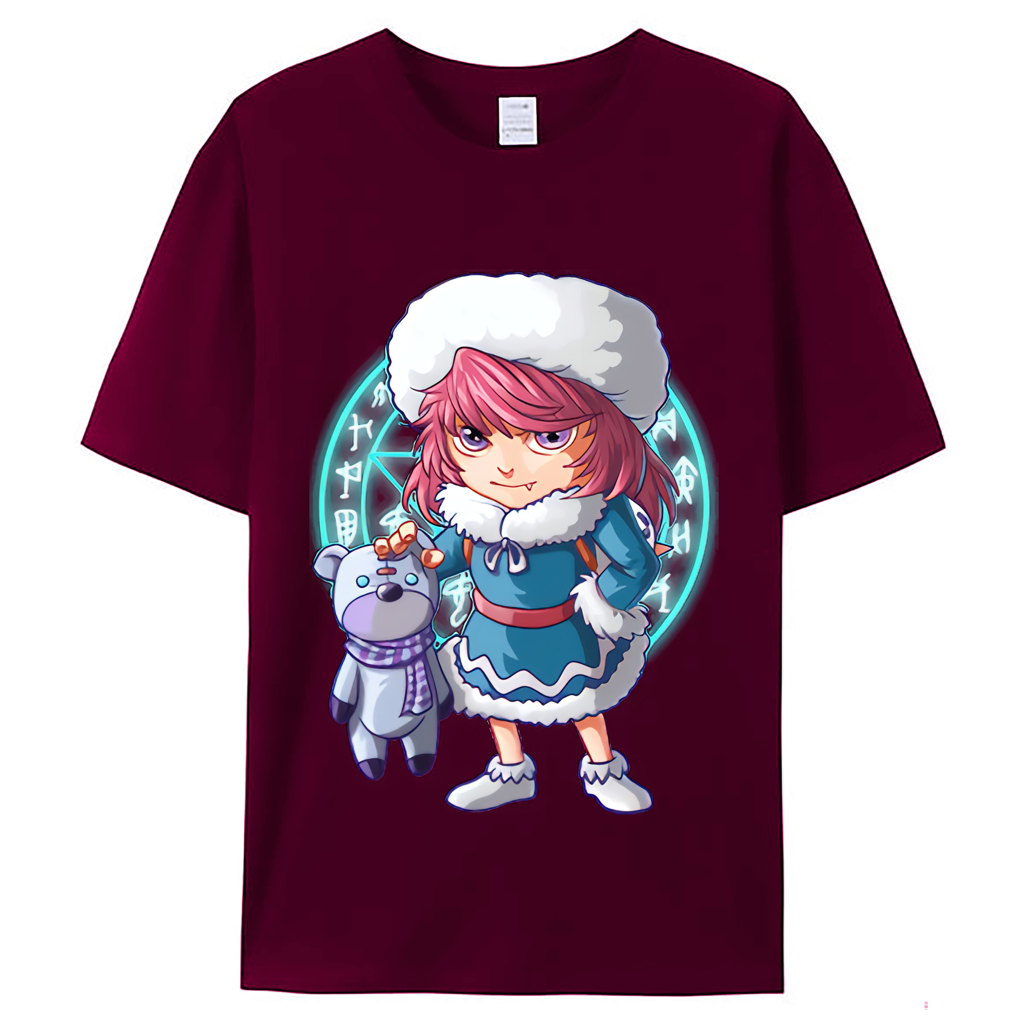 （画像用） リーグ・オブ・レジェンド League of Legends LOL レディースカジュアルプリントTシャツ（綿100％）